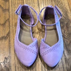 Girls Lavender Dress Shoes